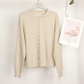 25秋冬休闲翻领针织衫25Q614-8412