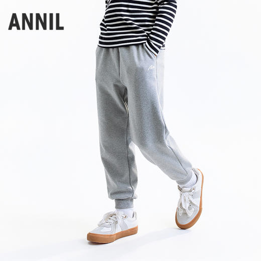 【实体店同款】男女童全腰针织单裤秋季新款安奈儿童装AM536006 商品图0