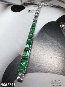 9.38ct祖母绿钻石套链，产自哥伦比亚【5061711】具体价格微信咨询