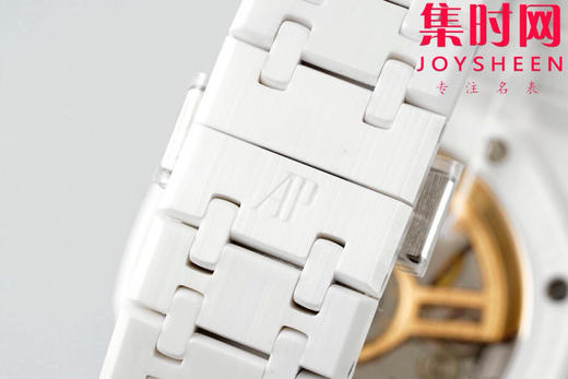 爱彼 APS皇家橡树15500系列 皇家橡树全陶瓷 15500陶瓷壳 白陶瓷 男士腕表 新到货，凭借陶瓷材质与Cal.4302一体机 商品图8