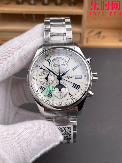 AF浪琴名匠月相系列 名匠八针月相42mm 男士腕表——万千精妙，汇于一盘 商品图0