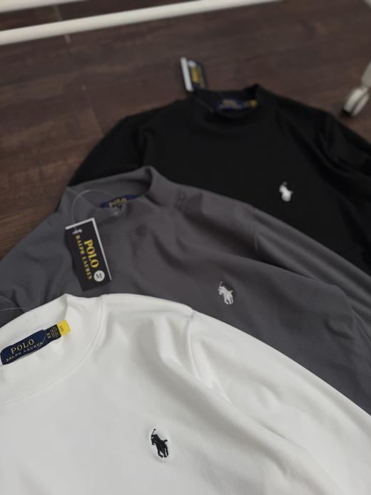 两件装拉夫劳伦小马刺绣自发热面料半高领长袖打底衫 商品图1