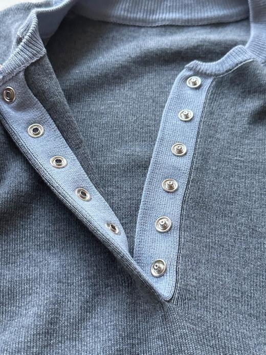 三C同款售价💰200➕【设计感拼色假两件针织衫】 商品图13