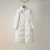 西子/【热颂】90白鸭绒650+蓬松度压胶绗缝连帽羽绒服/YRXS0482 商品缩略图1