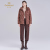 乔万尼2025新品冬宽松剪裁连帽蓬松感保暖白鸭绒羽绒服ED4T773805 商品缩略图3