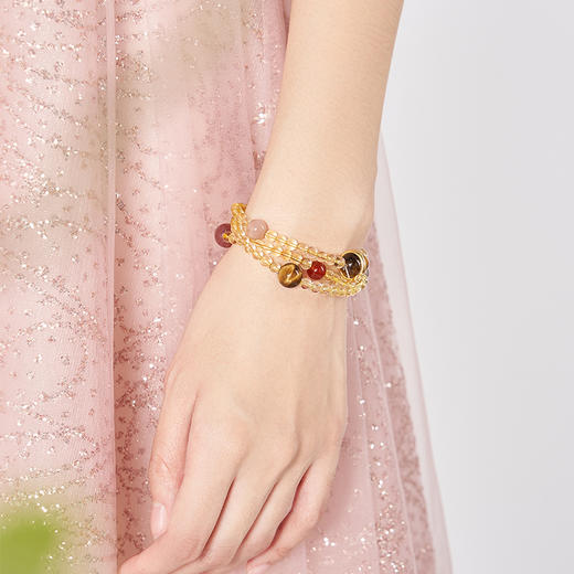 大英博物馆 欧洲文化艺术系列 浩瀚星月三圈手链 商品图4