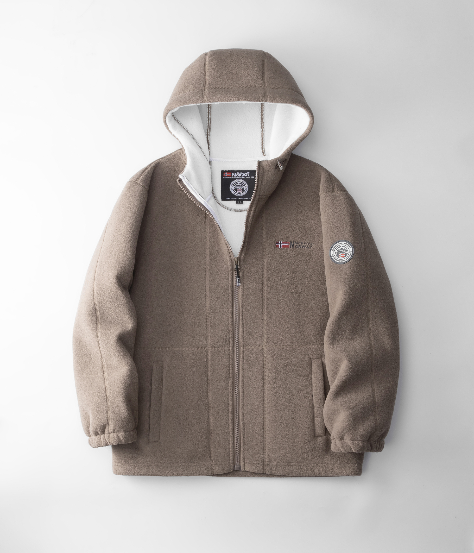 LOUISE ARBEGUE 情侣款双面摇粒绒外套【【立领款3-5天发货，连帽款3-7天发货】】