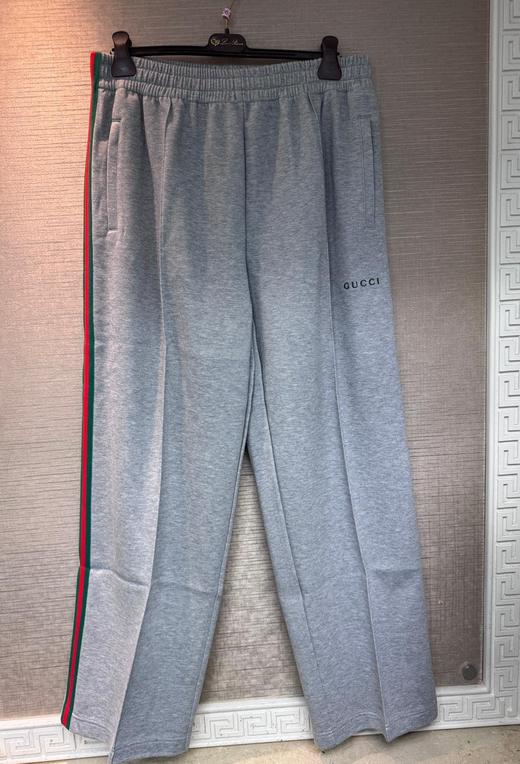 中性款织带logo长裤hu012 商品图0