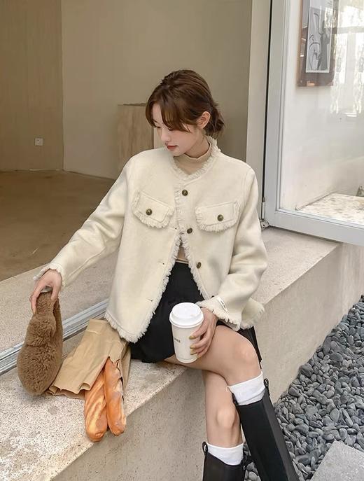 Gesamy格桑米小香拉毛羊毛大衣25W-G2573 商品图1