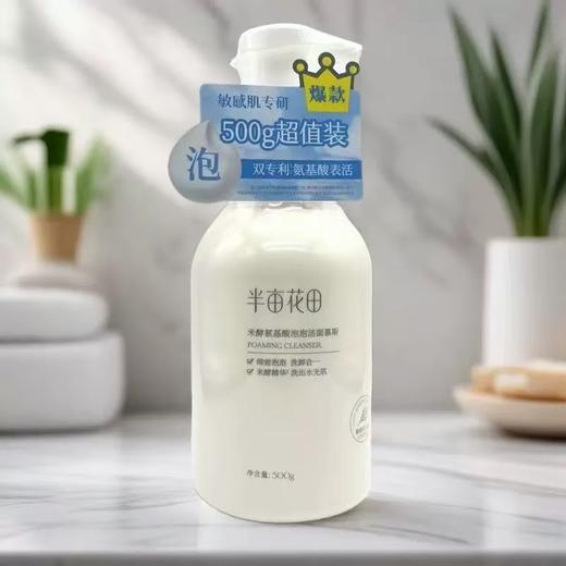 半亩花田氨基酸泡泡洁面慕斯 收缩毛孔温和不刺激除螨抑菌洗面奶乳 商品图6