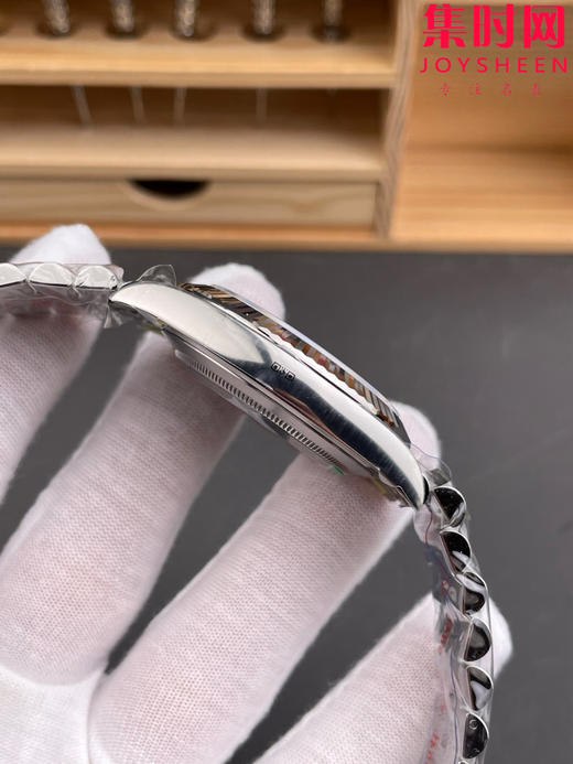 ARF劳力士日志型41mm 蓝盘钻面 丹东3235机 五珠链 904L钢 男士腕表 商品图5