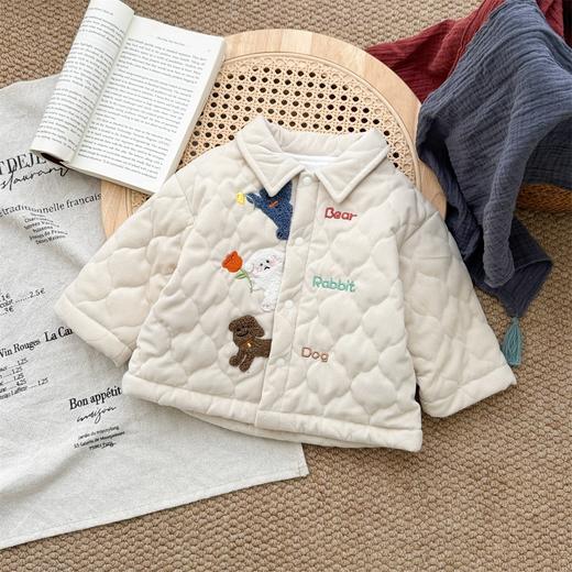 【A类标准面料❗️舒适柔软亲肤】儿童秋冬季加厚保暖外套夹棉冬装可爱婴幼儿棉服男女宝宝卡通棉袄。ja 商品图5