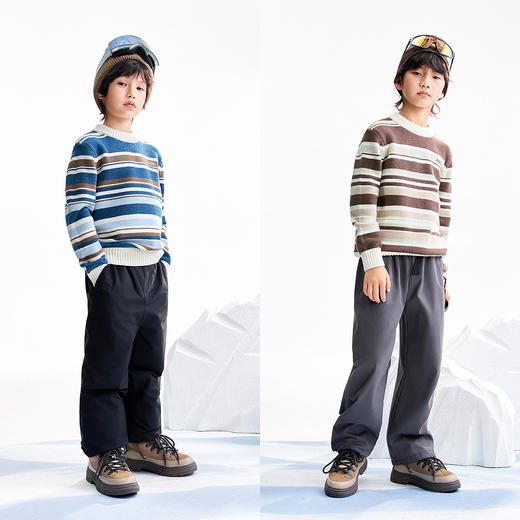 【实体店同款】男童圆领针织衫冬季新款安奈儿童装AB544039 商品图3
