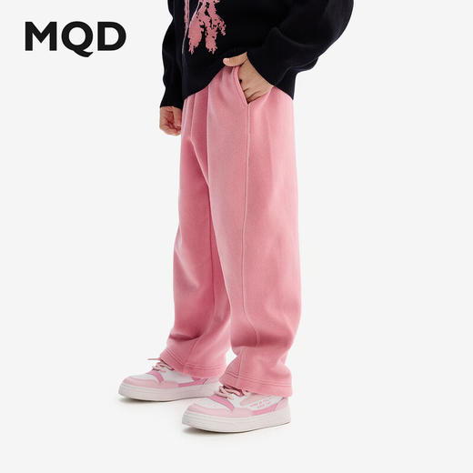 【MQD】童装女大童加绒运动裤冬装儿童长裤宝宝加厚保暖裤子 商品图1