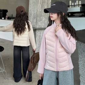 秋冬校服风轻薄羽绒服！90% 白鸭绒轻盈保暖不臃肿，内搭外穿百搭，穿搭神器💯