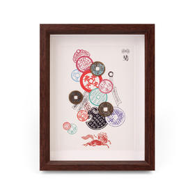 马上有钱到家 相框摆台