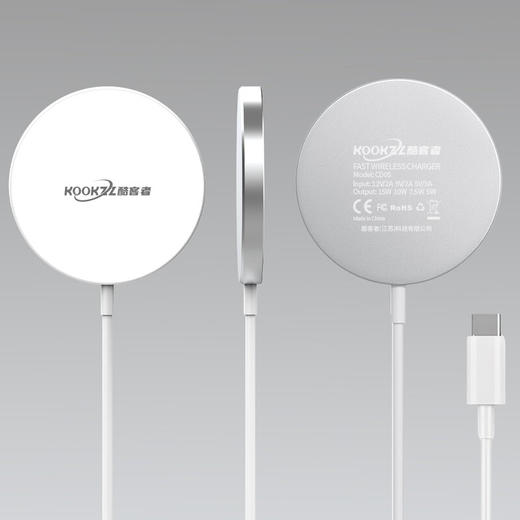【分仓直发包邮】KOOKZZ酷客者磁吸无线充电器CD05 商品图2