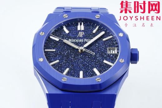 爱彼 APS皇家橡树15500系列 皇家橡树全陶瓷 15500陶瓷壳 蓝陶瓷 星空盘 男士腕表 新到货，凭借陶瓷材质与Cal.4302一体机 商品图3