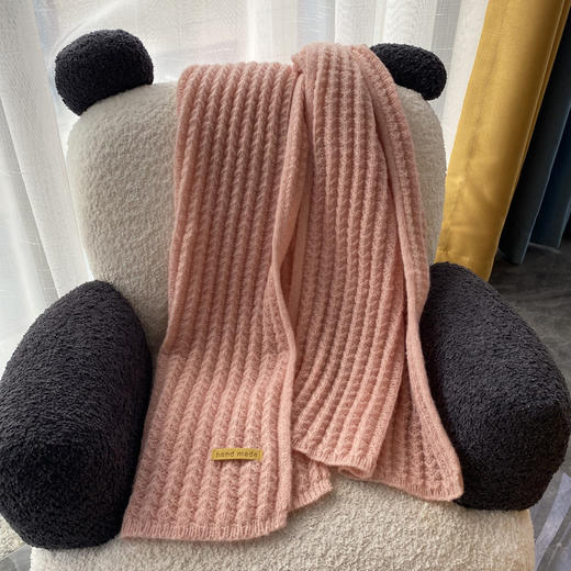 【YW】无忧购35元2件百搭韩版针织毛线纯色围巾情侣围脖202111（截单后3-5天发货) 商品图6