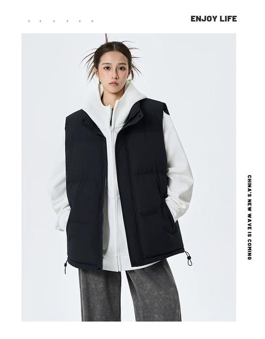 爆卖中!~男女同款冬季马甲,防水防雪，轻松百搭，锁温保暖，80斤穿到200斤 商品图6