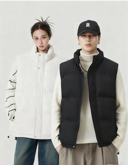 爆卖中!~男女同款冬季马甲,防水防雪，轻松百搭，锁温保暖，80斤穿到200斤 商品图0