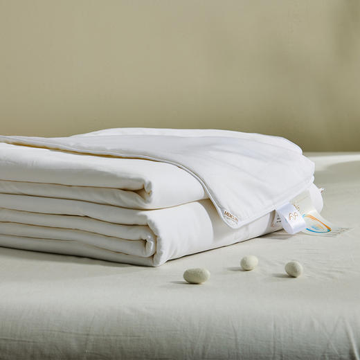 [水星家纺]天赋长绒棉A类抗菌桑蚕丝被(200cm×230cm) 商品图6