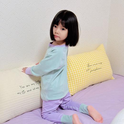 runrungo儿童秋冬换季家居服合集 | 柔光撞色设计、轻盈柔软不厚重、居家穿着舒适、透气保暖【HZ】 商品图6