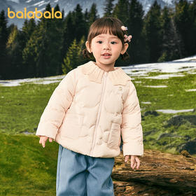 【商场同款】巴拉巴拉童装儿童羽绒服女宝宝外套2025新款冬装上衣