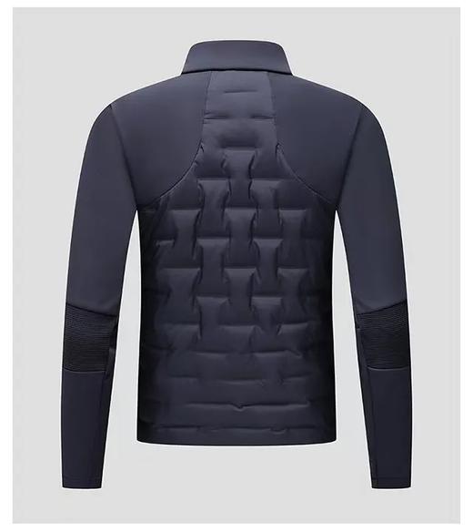 D111703羽绒拼接压胶轻薄保暖男士秋冬薄款羽绒服外套 商品图8