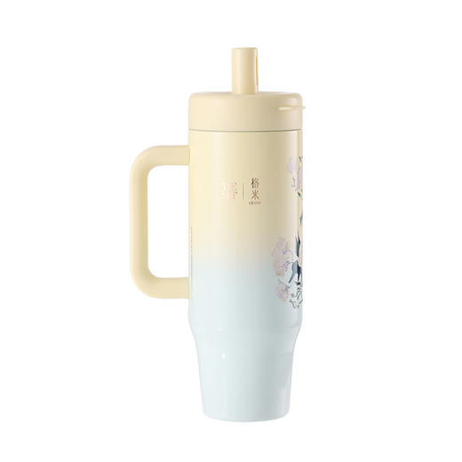 GE-MET25AW-DB208 GERMXTHE MET致数梵高系列抱抱保温杯（黄色） 商品图3