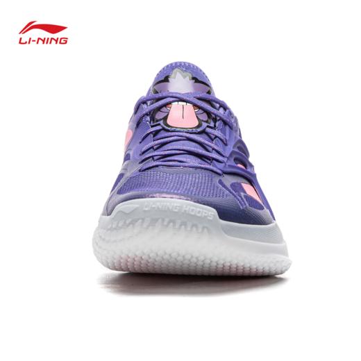 李宁宝可梦联名系列闪击12 耿鬼 贴地启动 薄底快靴 男子篮球专业比赛鞋ABAV069 商品图6