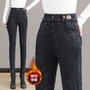 雀说牛仔裤女2025年新款秋冬高腰显瘦修身小脚铅笔裤弹力紧身女装裤子ALW909 商品缩略图1