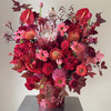 《蝶汐》帝王花针垫红掌冬青蕙兰花束 商品缩略图3