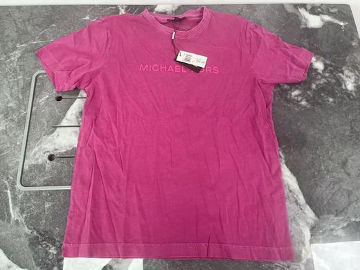 瑕疵Michael Kors/MK 2025年春 男士夏季棉质纯色字母徽标圆领短袖T恤 商品图0