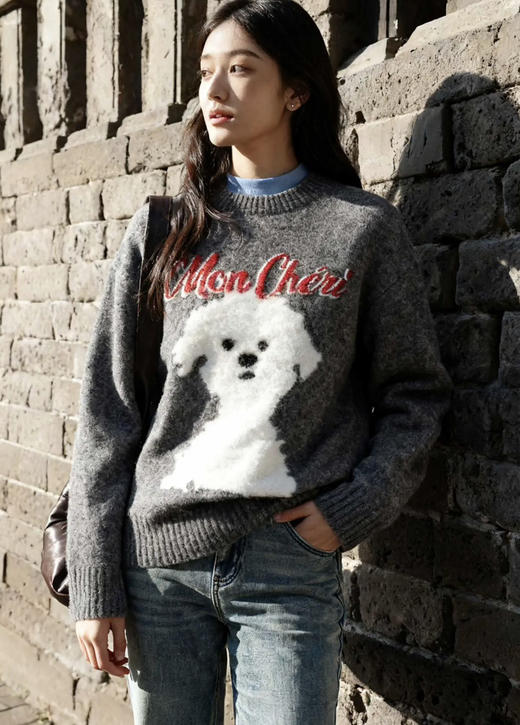 原单moco绵羊毛修狗毛衣111206 商品图0