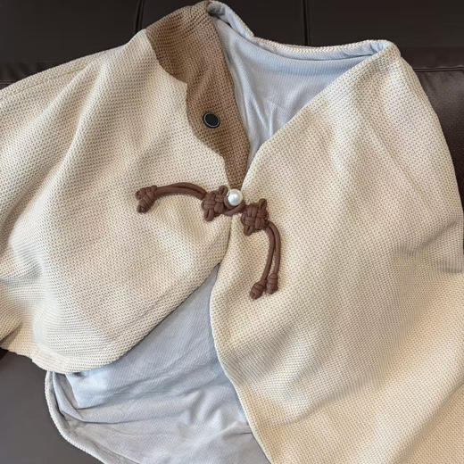 怕冷人有救了‼️ 【盐掌柜升级款发热披肩/盖毯】随身小火炉🔅来自小米生态链和遥遥领先的代工厂🏭既是暖身毯又是电加热披肩 商品图3