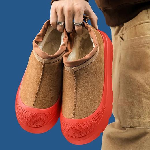 王一博同款！舒适长绒毛男女冬季保暖雪地靴 商品图1