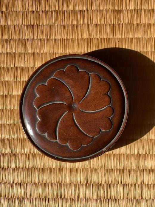 圆形端石硯与黄杨木葵花盖，顺丰包邮 商品图13