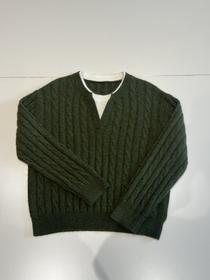 【门店同款】ENJOY冬季“暖冬知性”麻花假两件针织上衣 167594621