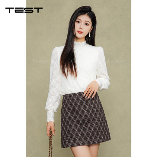 冬上新浪漫柔软蕾丝小衫1254131 商品图0