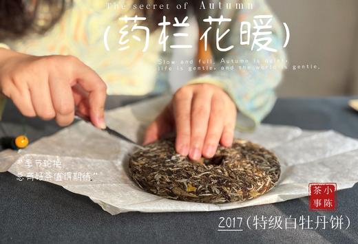 【珍藏级白茶饼】八年陈的老白牡丹饼2017牡丹王饼《药栏花暖》，堪称毫香蜜韵典范，药香沉沉如木，稻谷香浓郁柔馥绵长 商品图5