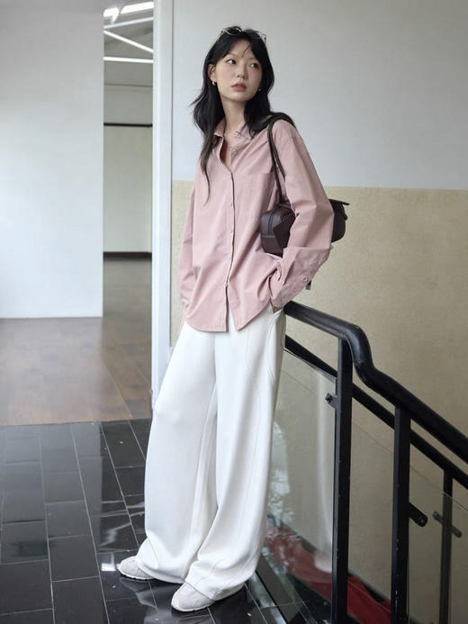 MUFIASITI直筒羊毛阔腿裤，这样穿时髦松弛又高级！【3-5天发货】 商品图1