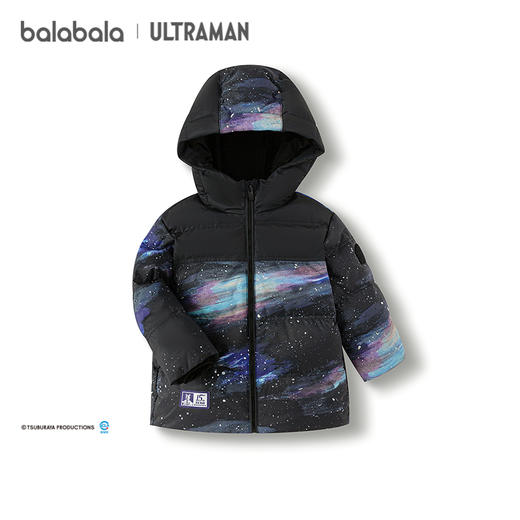 【奥特曼IP】巴拉巴拉男童羽绒服冬装连帽外套防风防水透湿保暖潮 商品图4