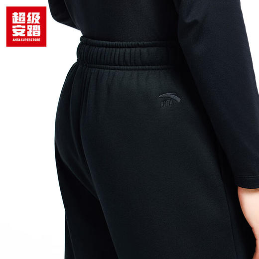 超级安踏加绒运动裤男裤秋冬针织保暖螺纹束脚卫裤长裤子男152548303U 商品图2