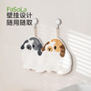 FaSoLa挂式吸水速干卡通可爱双面珊瑚绒小毛巾卫生间抹手布绒犬擦手巾 商品缩略图7