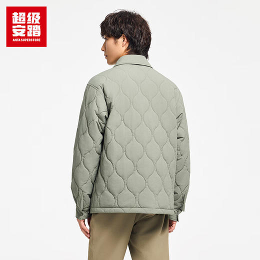 超级安踏男子葫芦线衎缝棉服秋冬新款防风外套复古夹克152548807U 商品图1