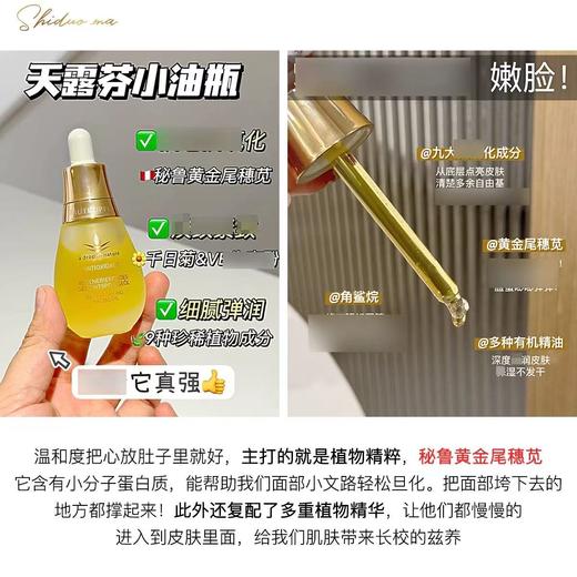【梅婷推荐】天露芬面部赋活精华油 干皮抗皱淡纹修护脸部保湿精华 商品图3