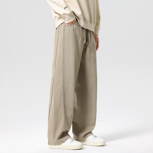 【莱赛尔】男士休闲裤25秋款柔软亲肤直筒裤潮流百搭青少年长裤K&C 商品图4