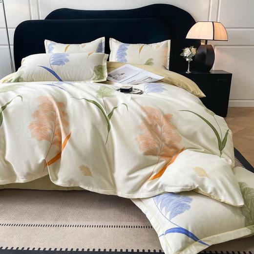 觅槿 新疆棉生态火山磨毛四件套 厚实耐磨 吸湿透气  多款可选 商品图5