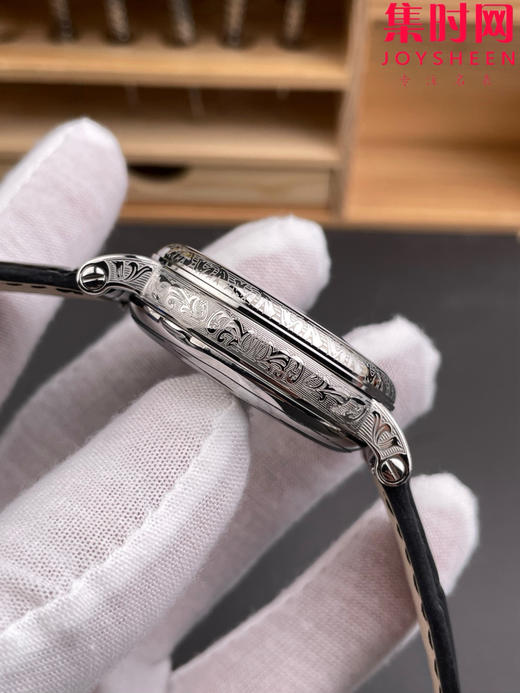 升级V3版 匠”芯“出品 典藏之作——百达翡丽古典超级复杂多功能时计5159系列“将官翻盖”万年历男士腕表 表径38mm 原版一致折叠后盖！儒雅而至！ 商品图3